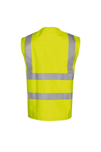 Sioen 307AA2PX8-FY1 Hellisan verkeersvest achterzijde