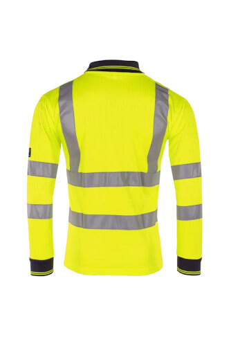 Sioen 3883A2MV1-FY1 Olgiata poloshirt achterzijde