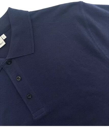 Santino Charma marineblauw poloshirt kraag
