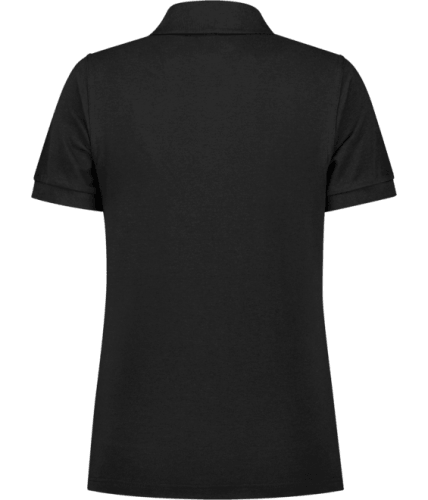 Santino Charma Ladies zwart poloshirt achterzijde