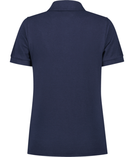 Santino Charma ladies marineblauw poloshirt achterzijde