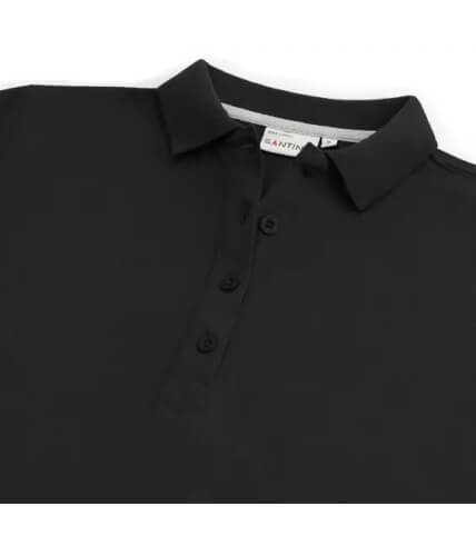 Santino Max Ladies zwart poloshirt kraag