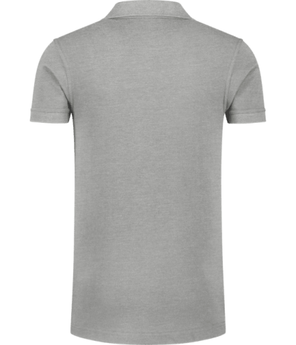 Santino Max+ sport grey poloshirt achterzijde