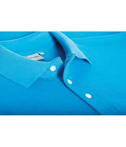 Santino Ricardo Aqua poloshirt kraag