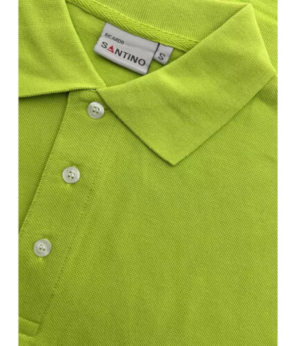 Santino Ricardo lime poloshirt kraag
