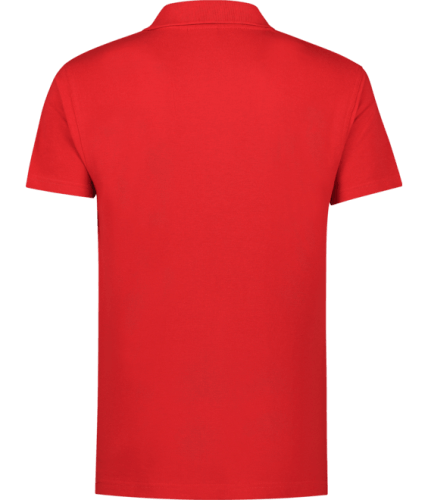 Santino Ricardo red poloshirt achterzijde