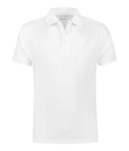 Santino Mojo White poloshirt