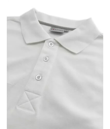 Santino Mojo White poloshirt kraag