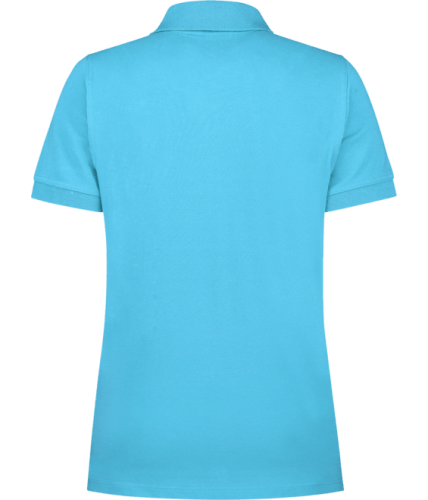 Santino Mojo Ladies Aqua poloshirt achterzijde