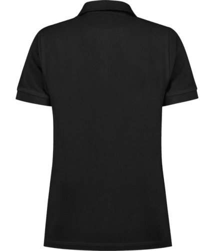 Santino Mojo Ladies black poloshirt achterzijde
