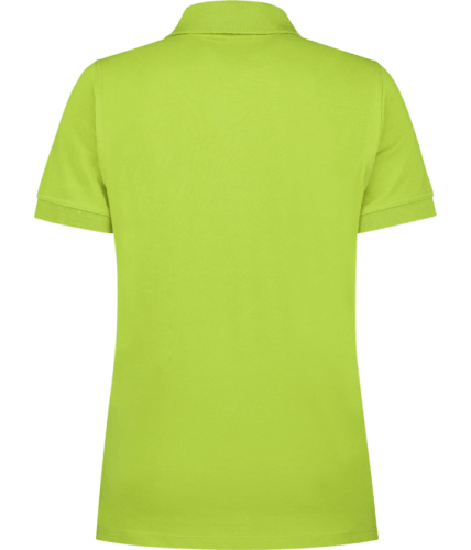 Santino Mojo Ladies lime poloshirt achterzijde