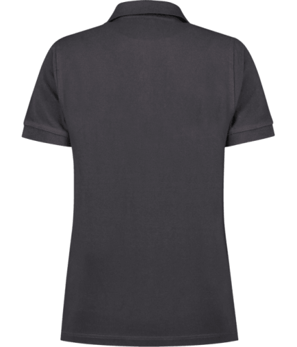 Santino Mojo Ladies graphite poloshirt achterzijde