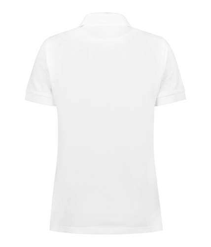 Santino Mojo Ladies white poloshirt achterzijde