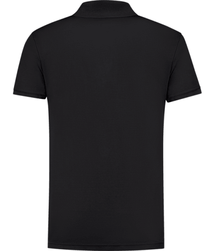 Santino Edinburgh black poloshirt achterzijde
