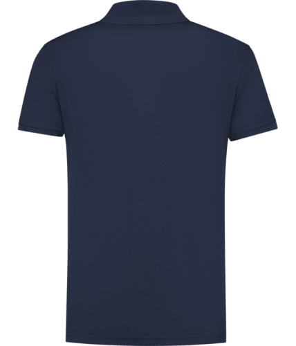 Santino Edinburgh real navy poloshirt achterzijde