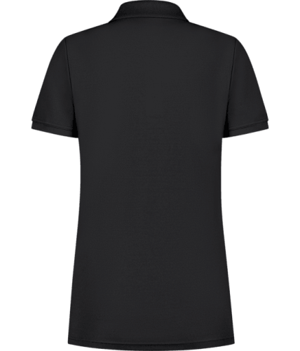 Santino Edinburgh Ladies black poloshirt achterzijde