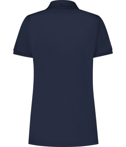 Santino Edinburgh Ladies real navy poloshirt achterzijde