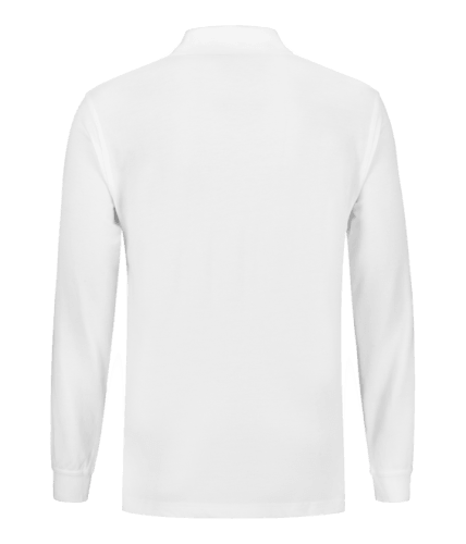 Santino Matt white poloshirt achterzijde