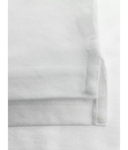 Santino Matt white poloshirt split in zijnaad