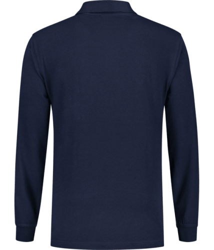Santino Matt real navy poloshirt achterzijde