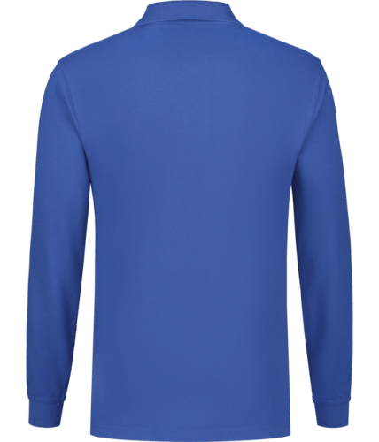 Santino Matt royal blue poloshirt achterzijde