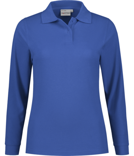 Santino Matt dames royal blue poloshirt