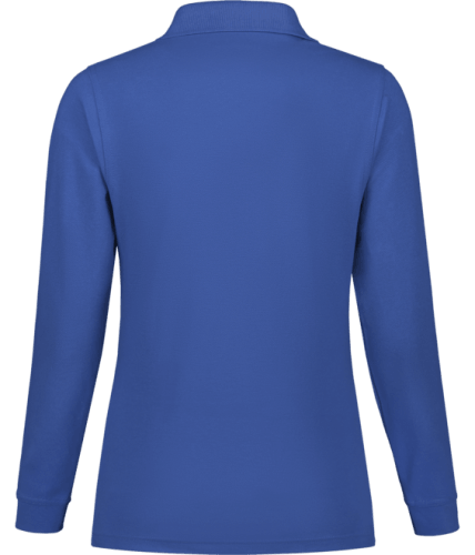 Santino Matt dames royal blue poloshirt achterzijde