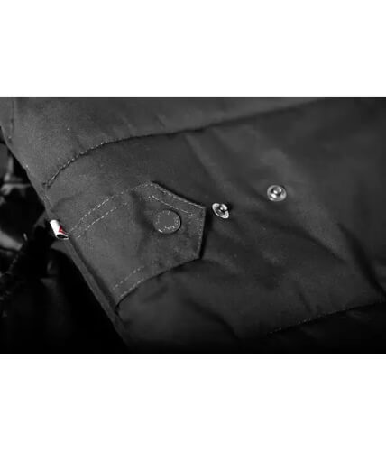 Santino Bob zwarte bodywarmer drukknopen