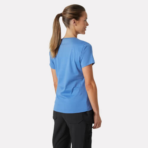 Helly Hansen 79163 558 W Classic T-shirt op model achterzijde