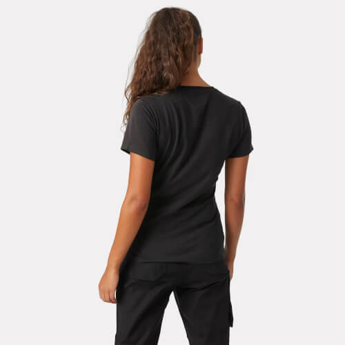 Helly Hansen 79163 990 W Classic T-shirt op model achterzijde
