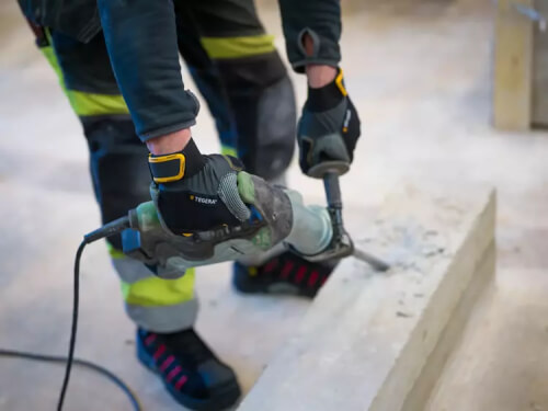 Tegera Pro 9180A werkhandschoenen trillende machine