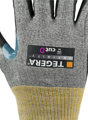 Tegera Infinity 8807 werkhandschoenen label
