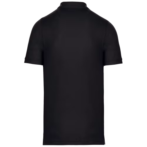 WK 274 polo zwart achterzijde