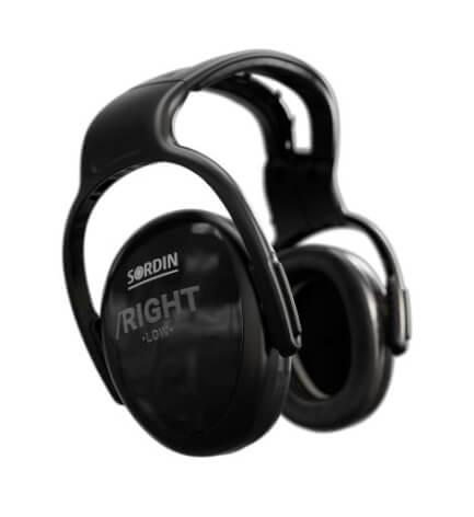 Sordin left/RIGHT LOW gehoorkap met hoofdband