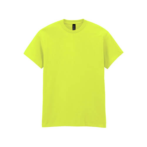Gildan 5000 Heavy Cotton T-shirt Safety Yellow